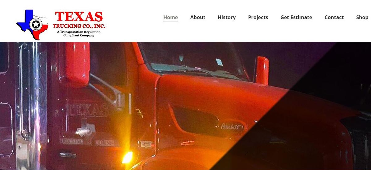 Texas Trucking Website